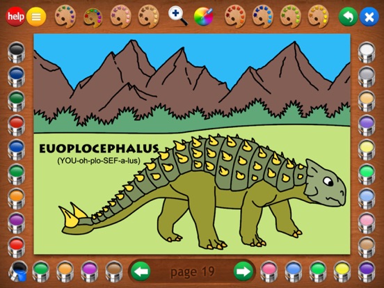 Screenshot #5 pour Coloring Book 2: Dinosaurs