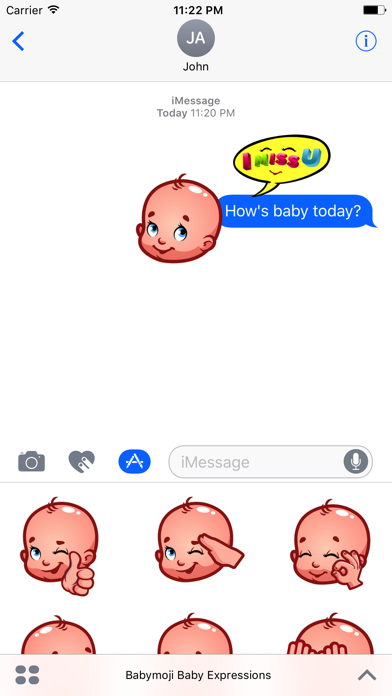 Babymoji - Baby Expressions Screenshot