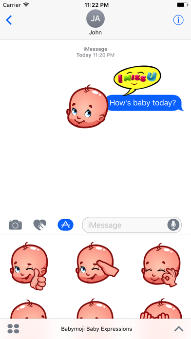 Screenshot #3 pour Babymoji - Baby Expressions