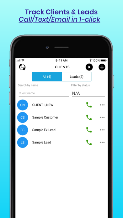 ProducerMAX - Sales agent CRM Screenshot