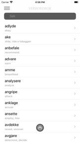 Norwegian Verb screenshot