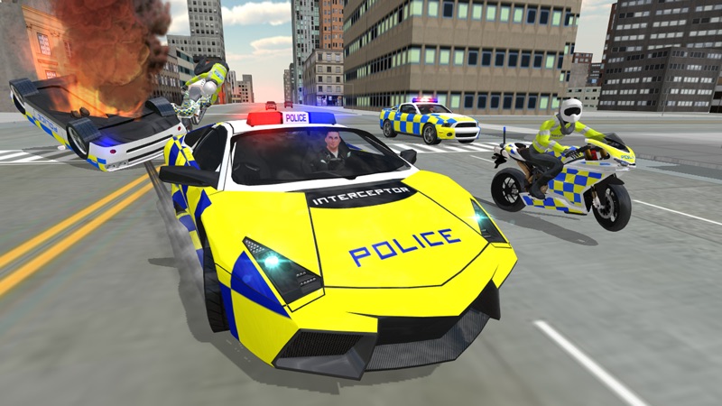 Police Car Driving: Crime City screenshot 1