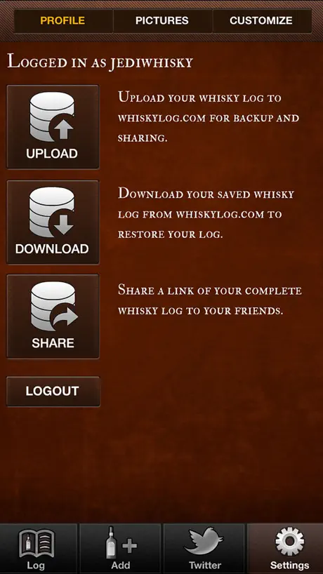 Whisky Log