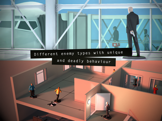 Hitman GO iPad app afbeelding 3