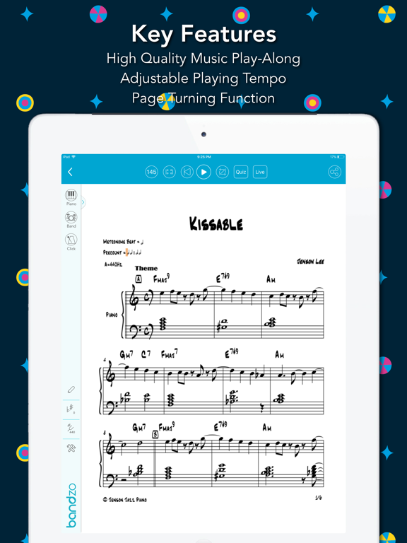 bandzo iPad screenshot