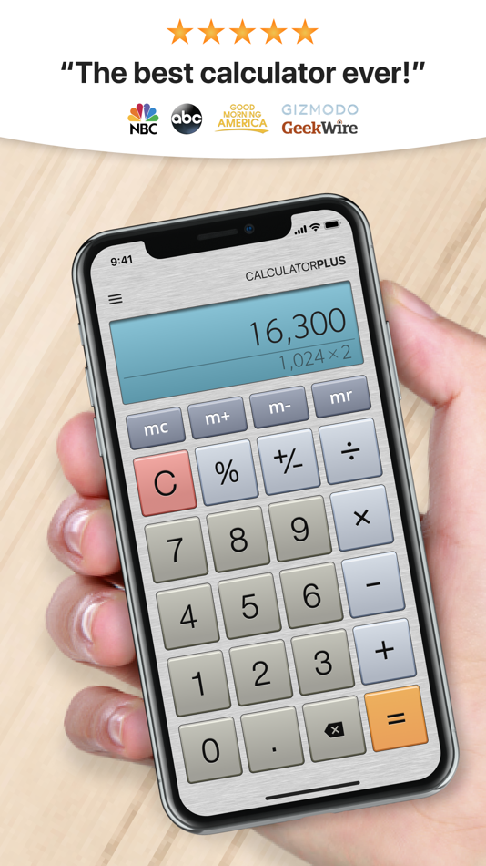 #1. Calculator Plus - PRO (iOS) Podle: DigitAlchemy LLC
