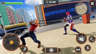 Iron Superhero war Real Heros Screenshot