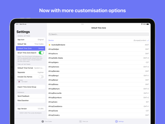 Elsewhen iPad screenshot 8 - Utilities app