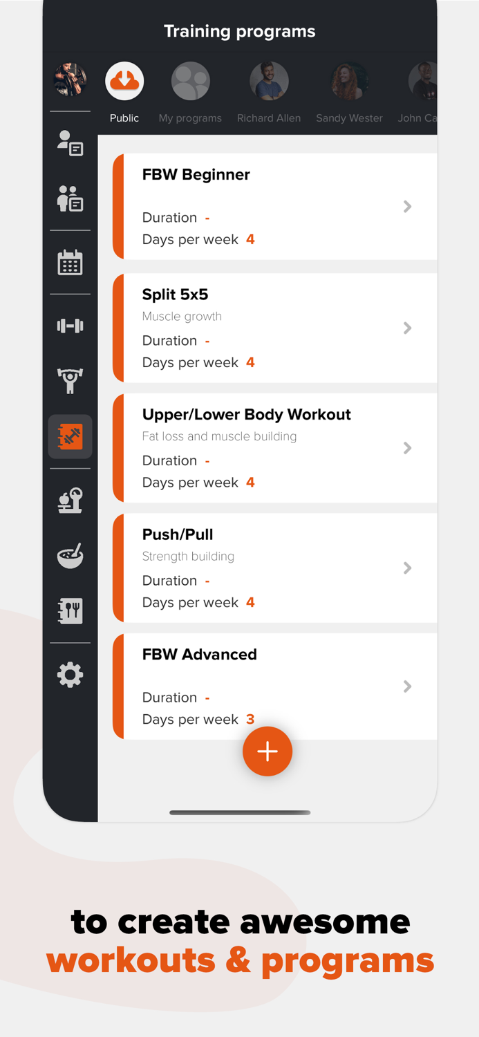 Fitsy for personal trainers