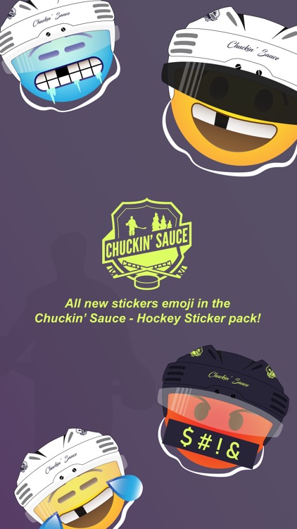 Hockey Stickers by Chuckin' Sauce Hockey Company LLC