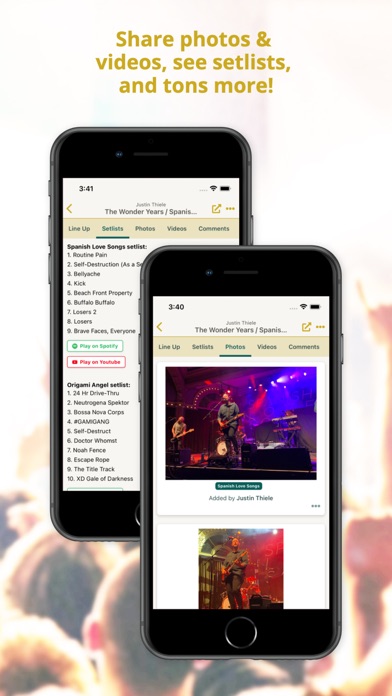 Concert Archives Screenshot