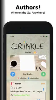 crinkle - read, write stories iphone screenshot 1