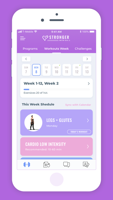 Stronger: Women’s Fitness App Screenshot