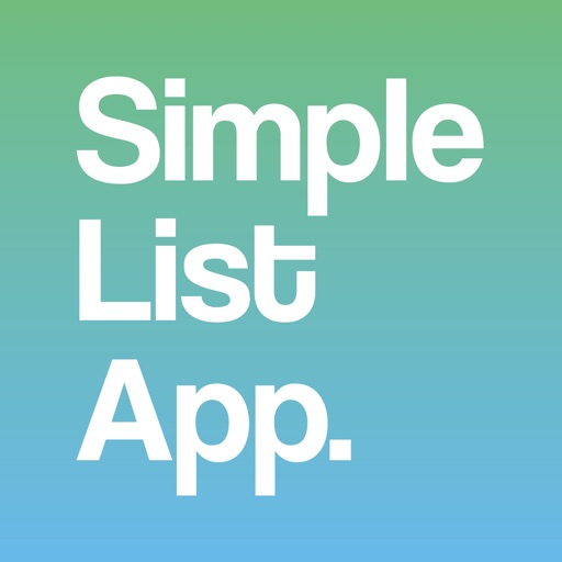 Simple List App iOS App