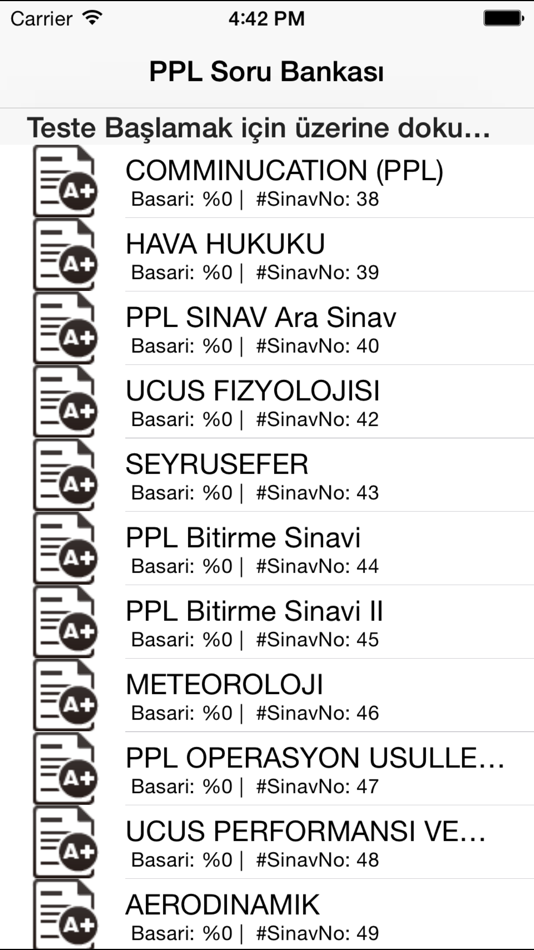 PPL Soru Bankasi Pilotaj Quiz - 1.11 - (iOS)