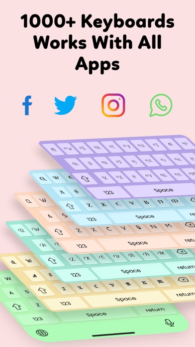 Fonts · Keyboard for iphones Screenshot