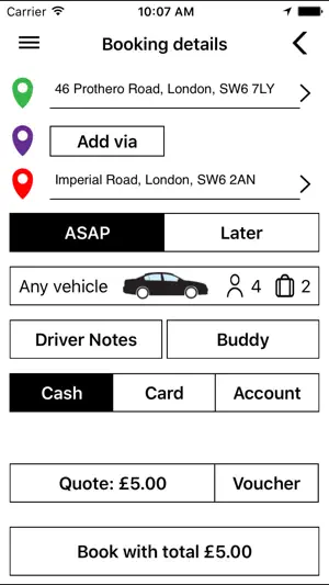 Atlas Cars of London screenshot 3