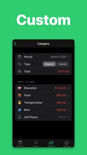 Budget Calendar - Monelyze screenshot 4