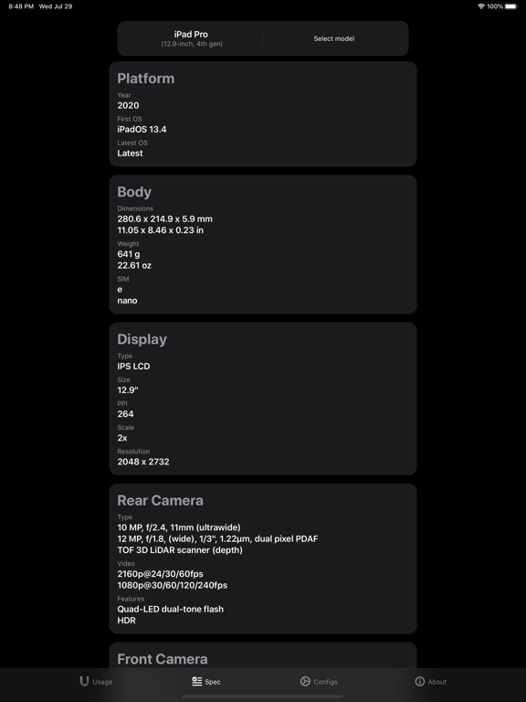 Screenshot #5 for Usage Widgets