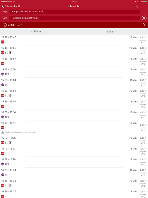 Screenshot #5 pour BSVG Netz