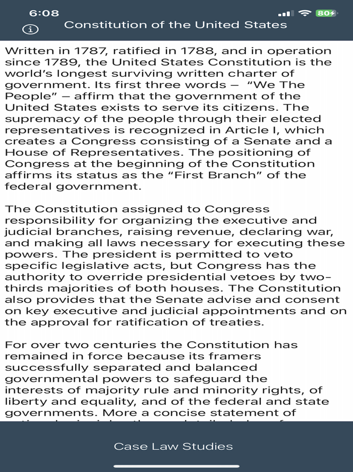 Case Law Studies Lite