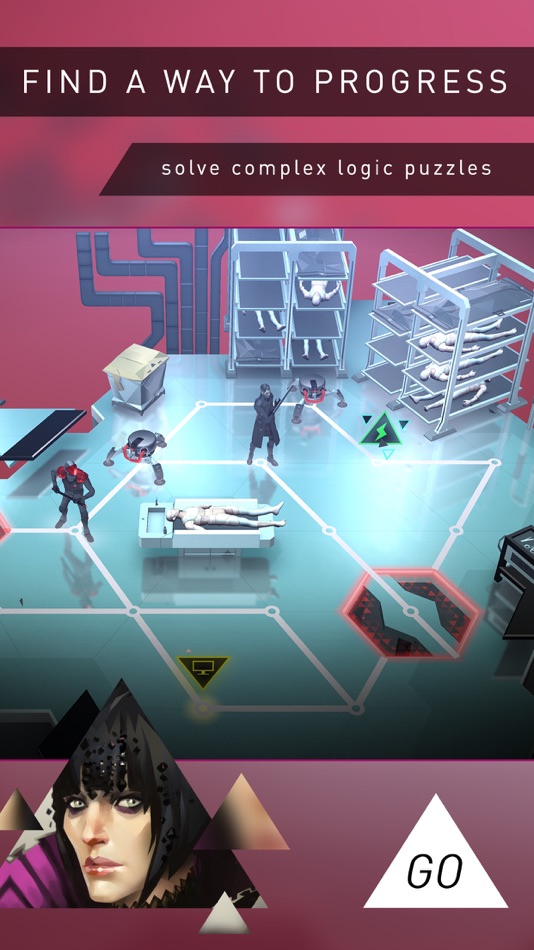 #3. Deus Ex GO (iOS) 由: Deca Live Operations GmbH