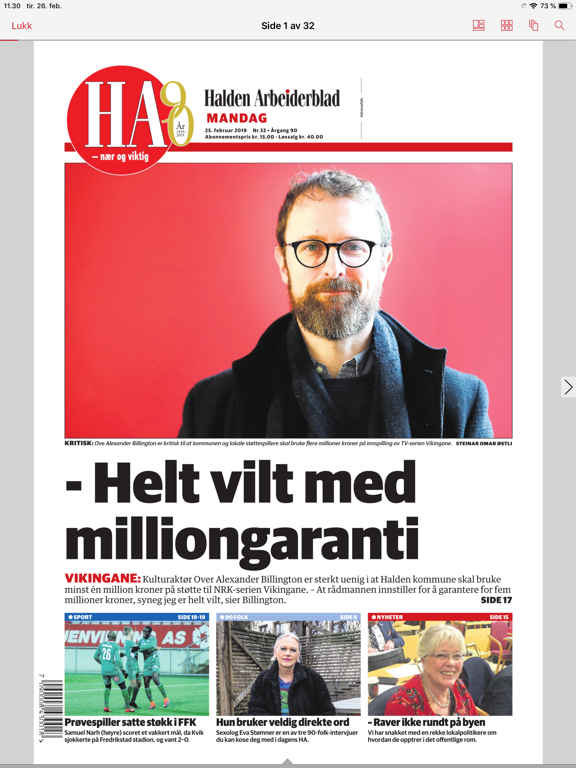 Screenshot #5 pour Halden Arbeiderblad eAvis