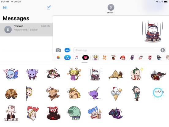 Screenshot #4 pour Dota Pun Emoji Funny Stickers