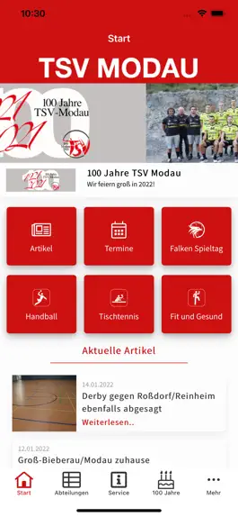 Game screenshot TSV Modau App apk