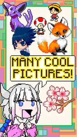 Game screenshot Pixel Art Anime Coloring hack