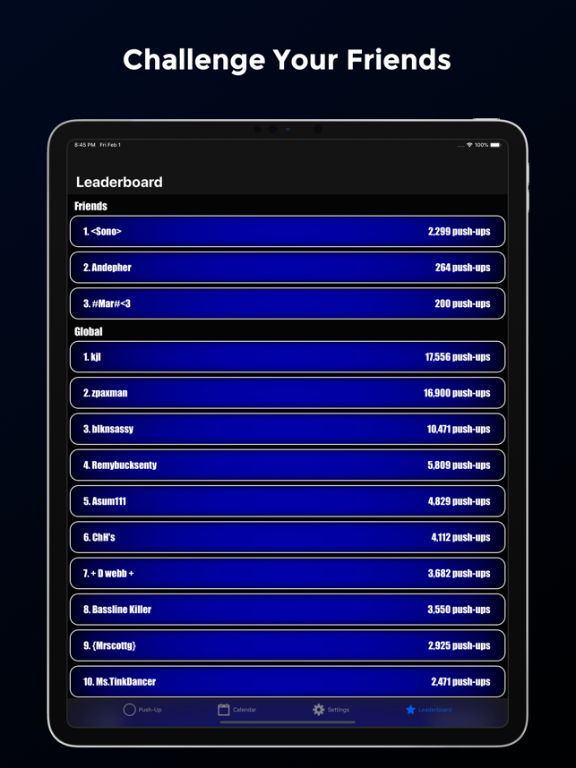 Skärmdump av PushFit Pro