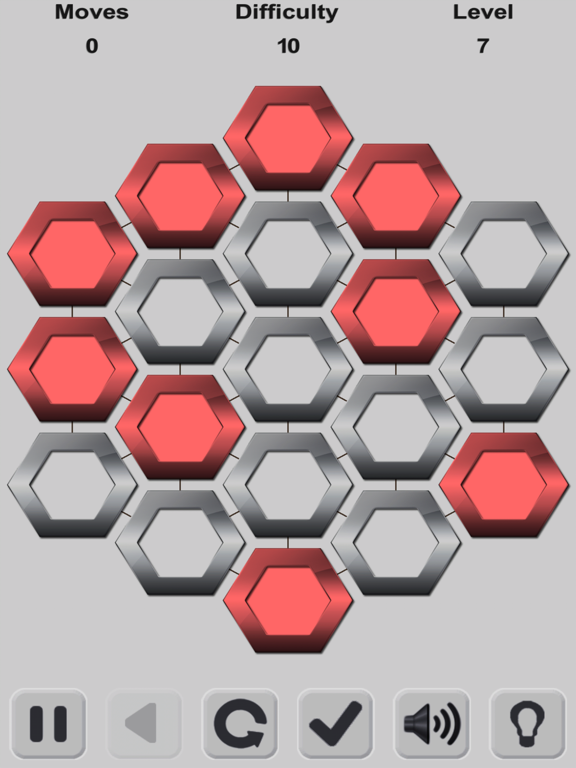 Puzzle Black and Red iPad screenshot