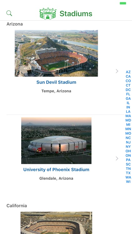 Stadiums of Pro Football