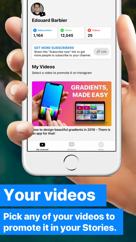 #2. Thumbnail Stickers for YouTube (iOS) 由: Edouard Barbier