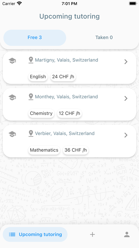 #3. Tutorapp (iOS) 由: Maxime Chantemargue
