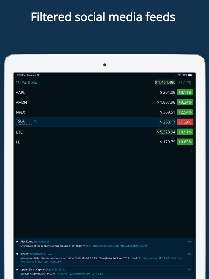 LiveQuote Stock Market Tracker
