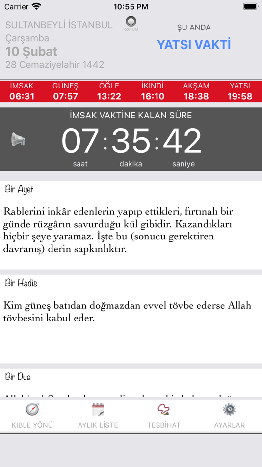 #6. Ezan Vakti Alarmı (iOS) 由: Mahmut Kok