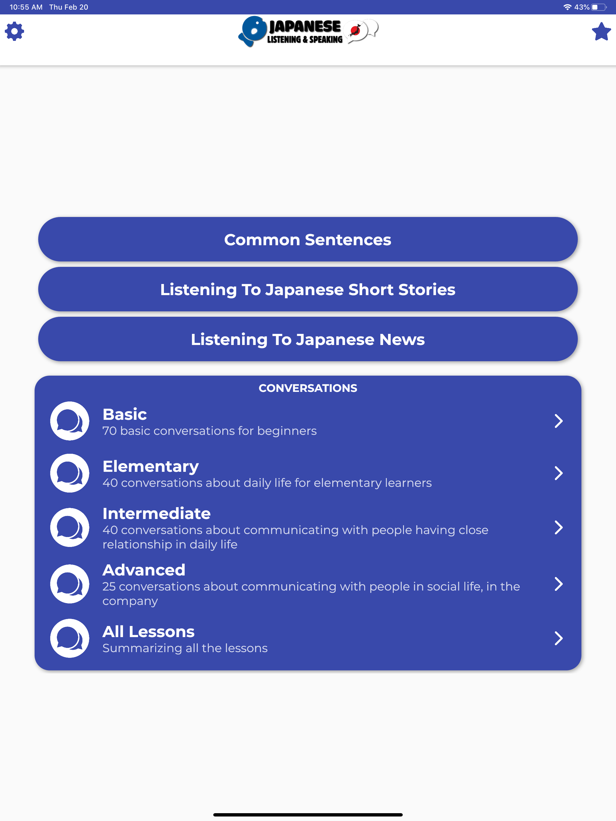 Japanese ー Listening・Speaking