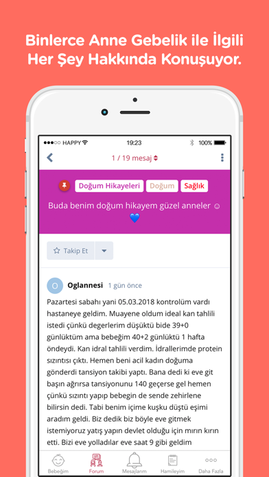 Happy Mom • Hamilelik Takibi Screenshot 3 - AppWisp.com Happy Mom • Hamilelik Takibi Screenshot 3 - AppWisp.com