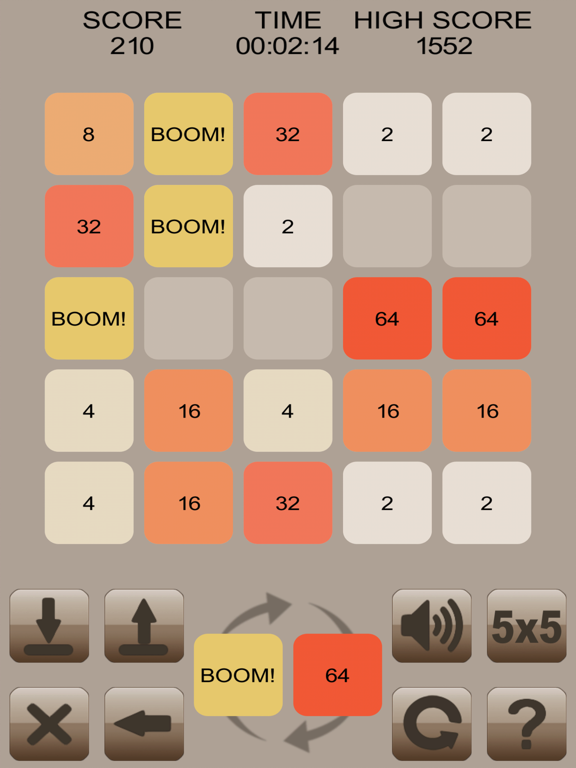 2048 Merged Boom! iPad screenshot