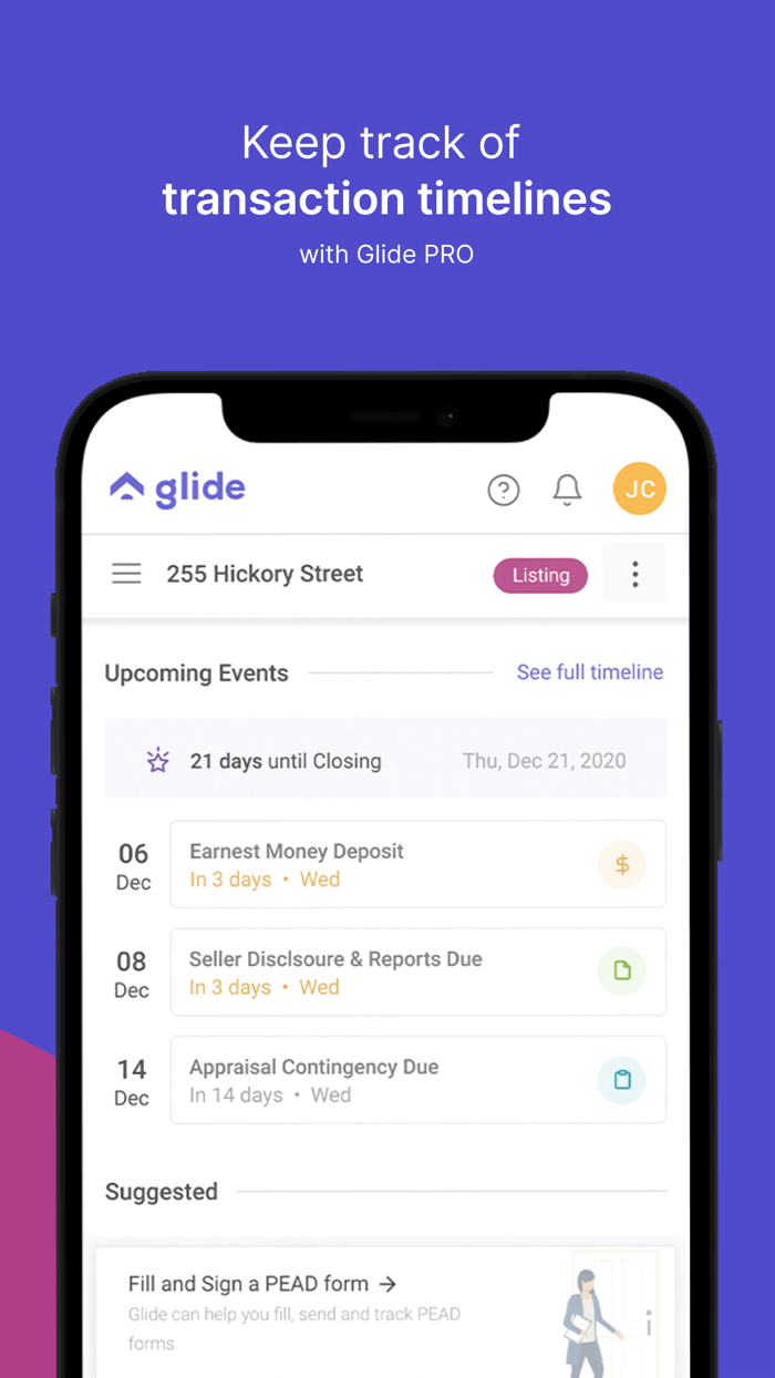 Glide for Real Estate Agents