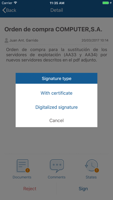 Viafirma inbox Screenshot