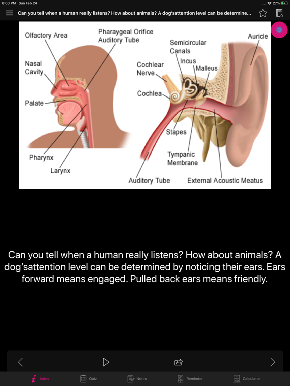Screenshot #5 pour Human Anatomy Ears Facts, Quiz