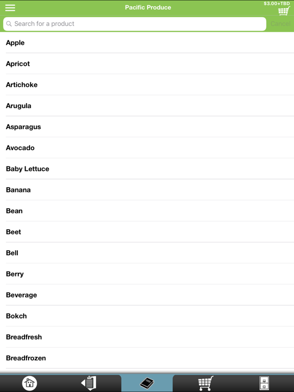 Pacific Produce iPad screenshot 5 - Food & Drink app
