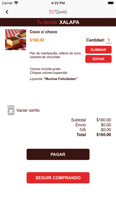 Pastelería I Love Chocolate Screenshot