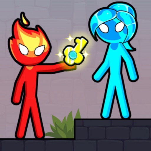 Stick Red boy and Blue girl iOS App