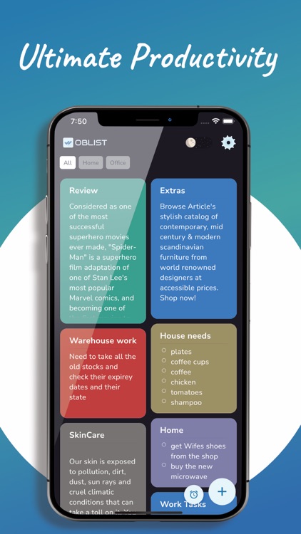 OBLIST - TODO Lists & Tasks
