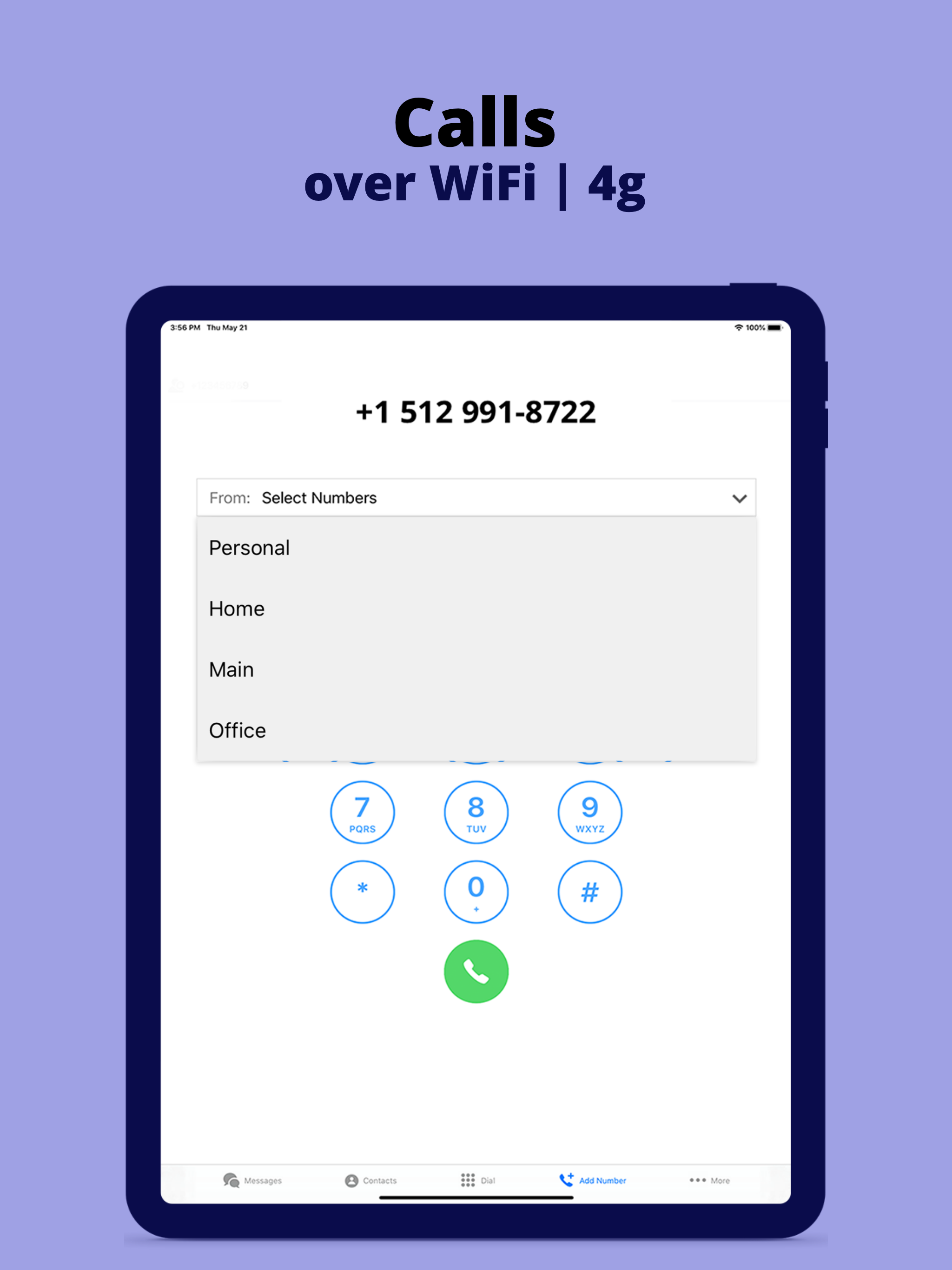 Second Phone Number :Wifi Line screenshot 7