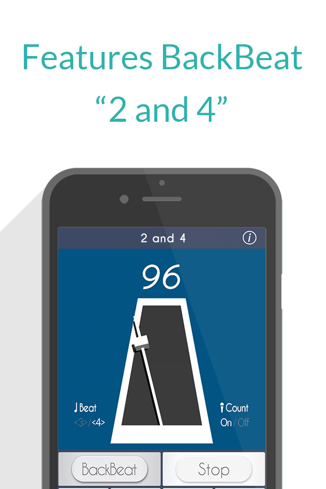 2 and 4 Real Metronome