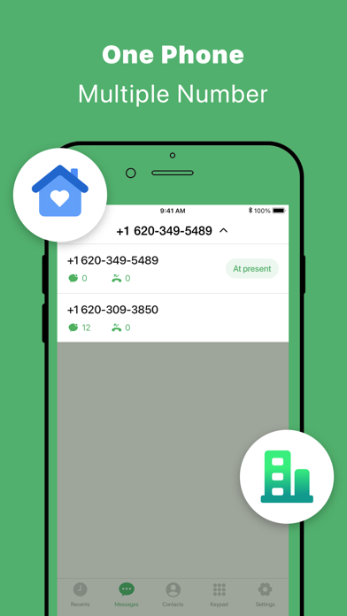 Second Phone Number -Texts Appのおすすめ画像5